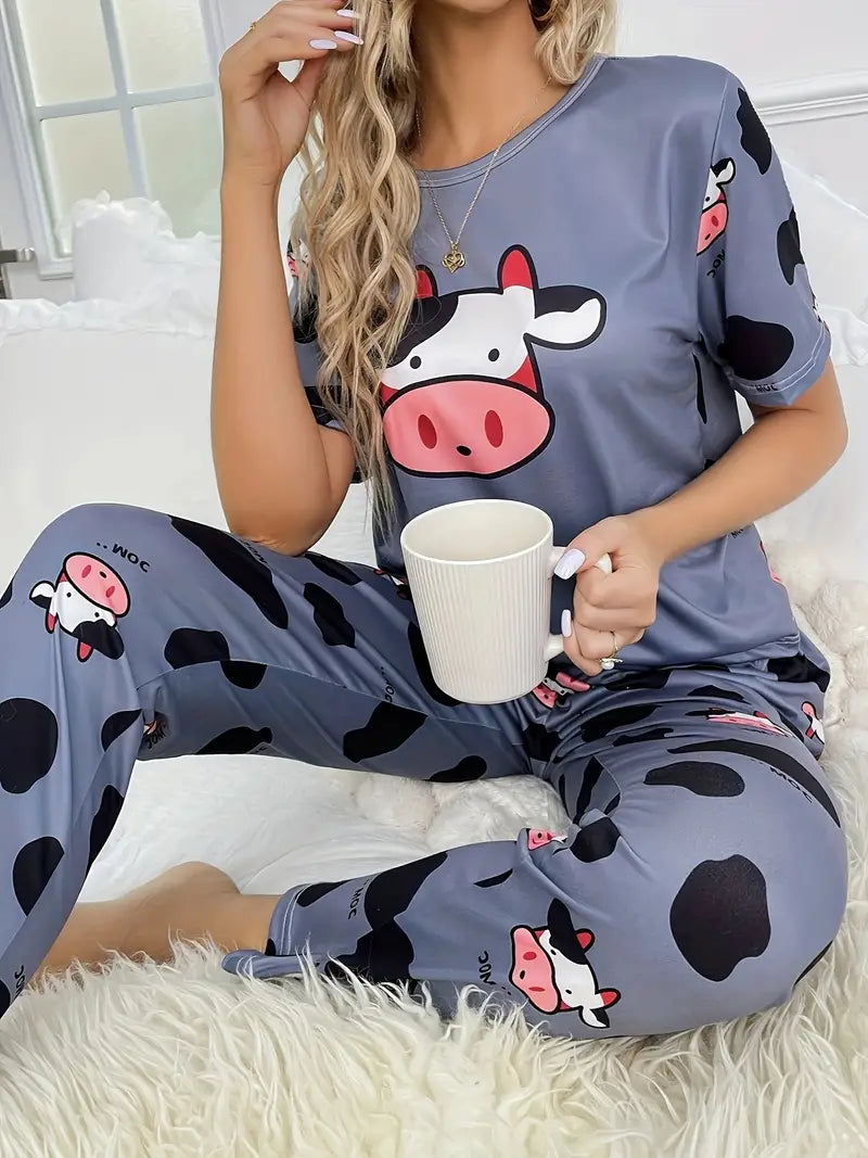 Pijama Dibujo Vaquita