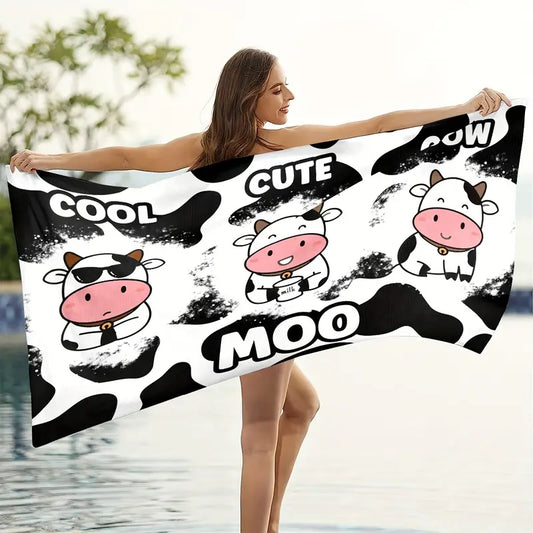 Cow Print Towel 