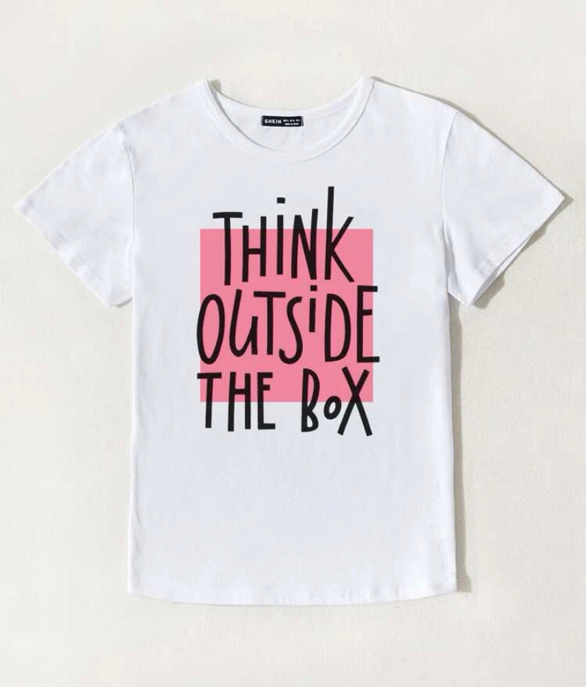 THINK OUTSIDE THE BOX T-shirt 