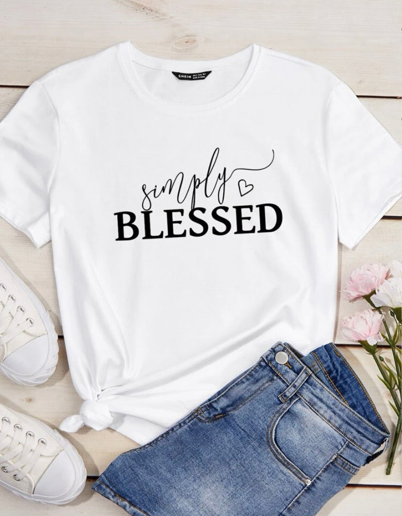 SIMPLY BLESSED T-shirt 