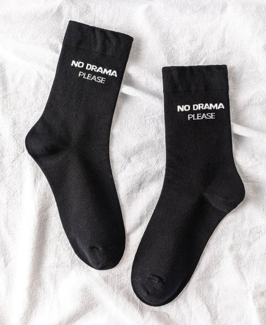 NO DRAMA PLEASE Socks 